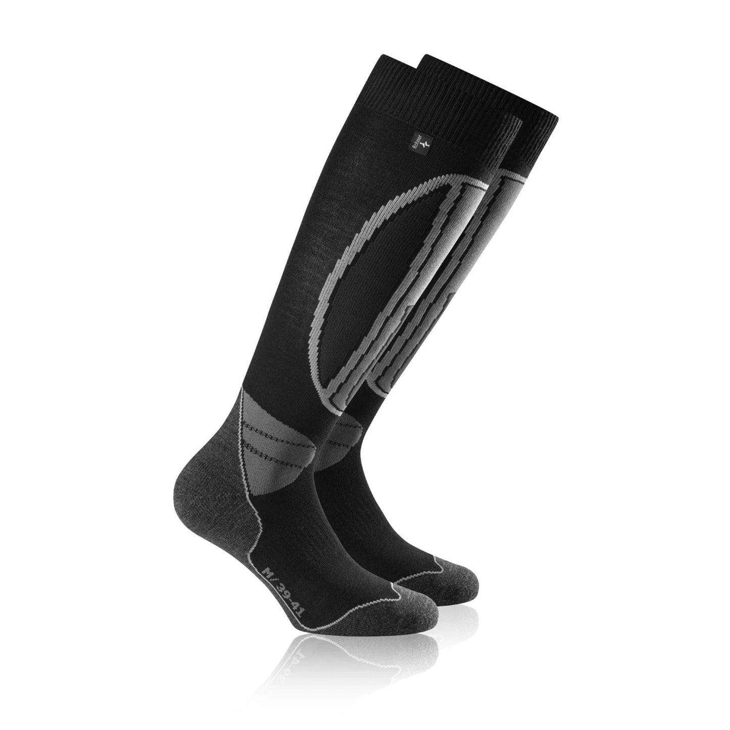 Rohner Mens Black High Performance L/R Socks (Non Returnable)