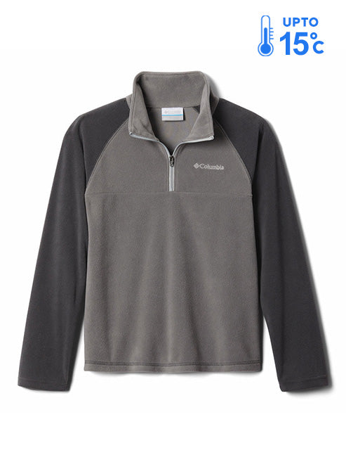Columbia Kids Boys Grey Glacial Fleece Jacket