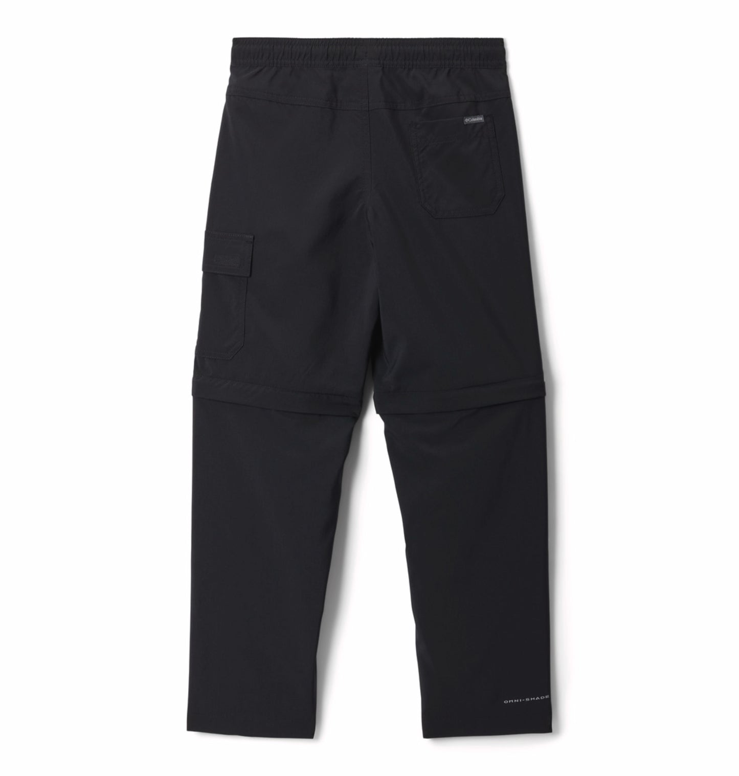Columbia Kids Boys Black Omni-Shade Silver Ridge Convertible Utility Pant