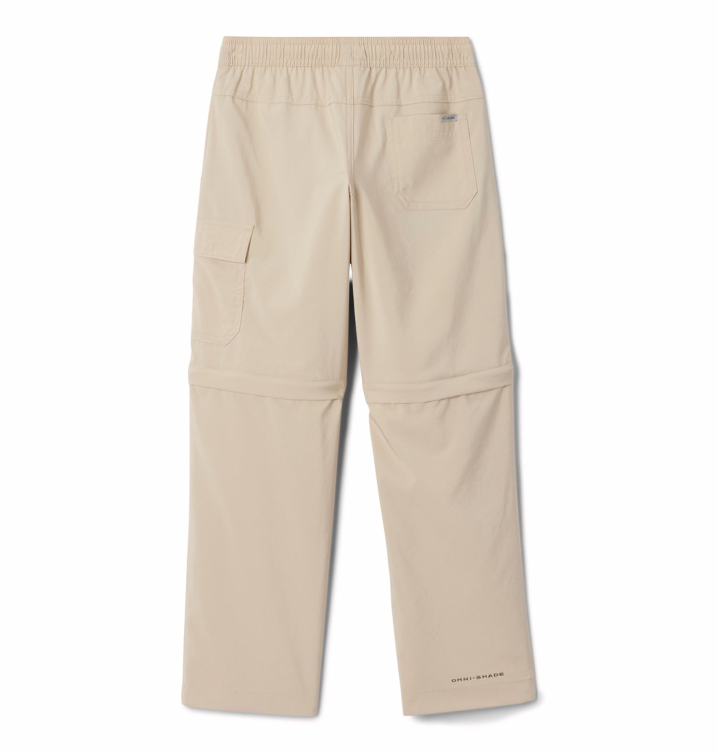 Columbia Kids Boys Beige Omni-Shade Silver Ridge Convertible Utility Pant