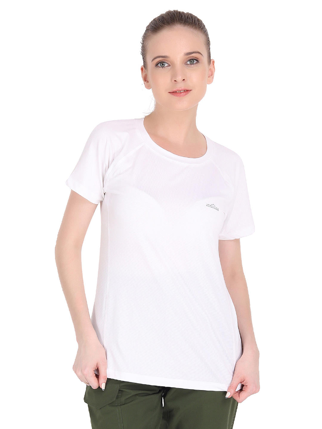 Adventuras Women White SPUR WOMEN TEE