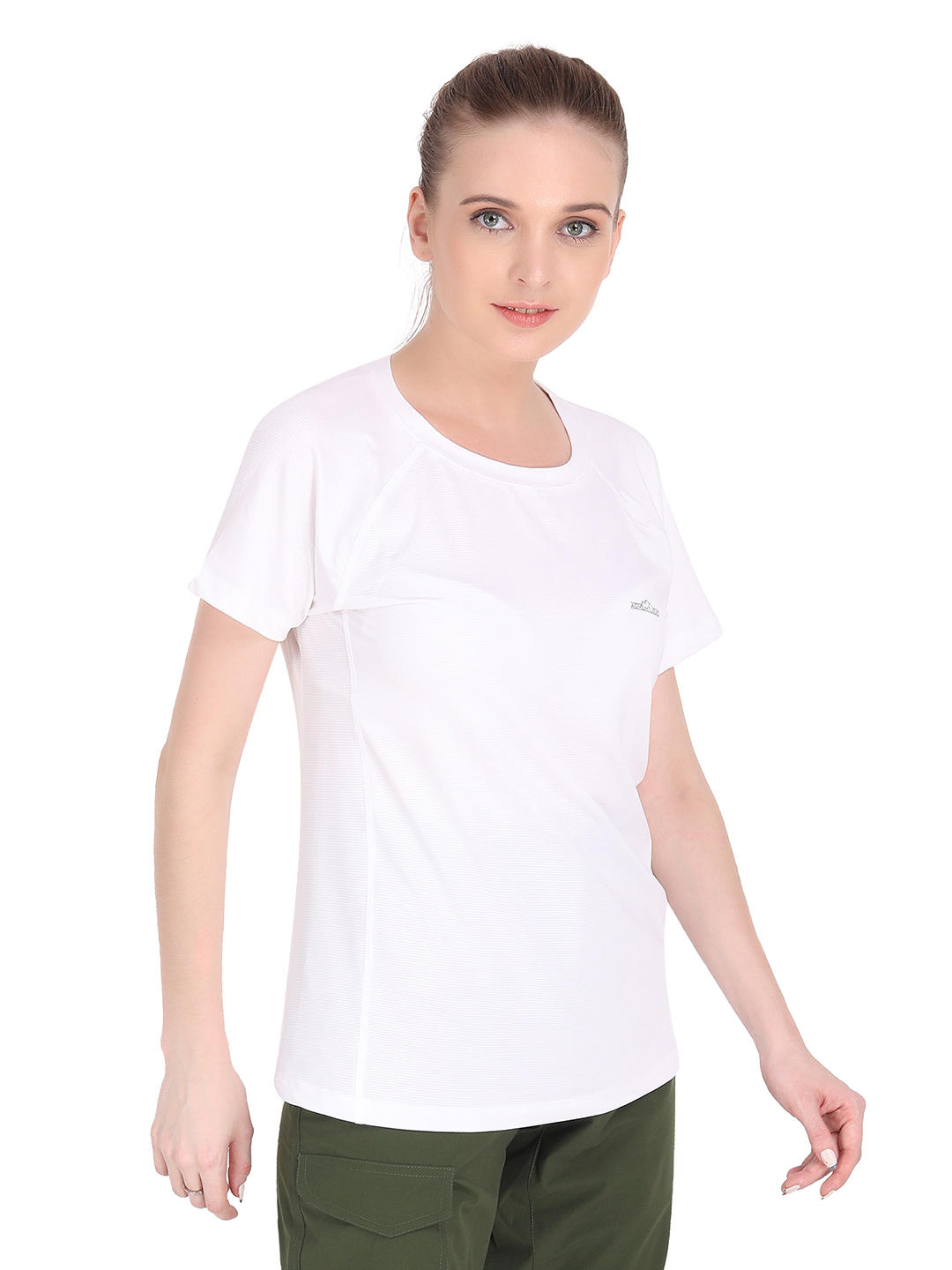 Adventuras Women White SPUR WOMEN TEE