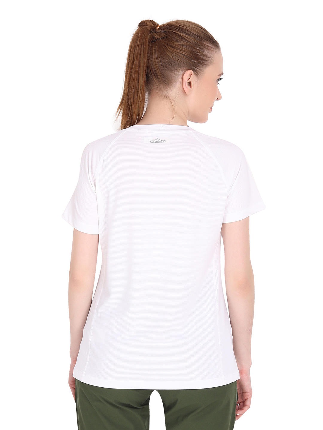 Adventuras Women White SPUR WOMEN TEE