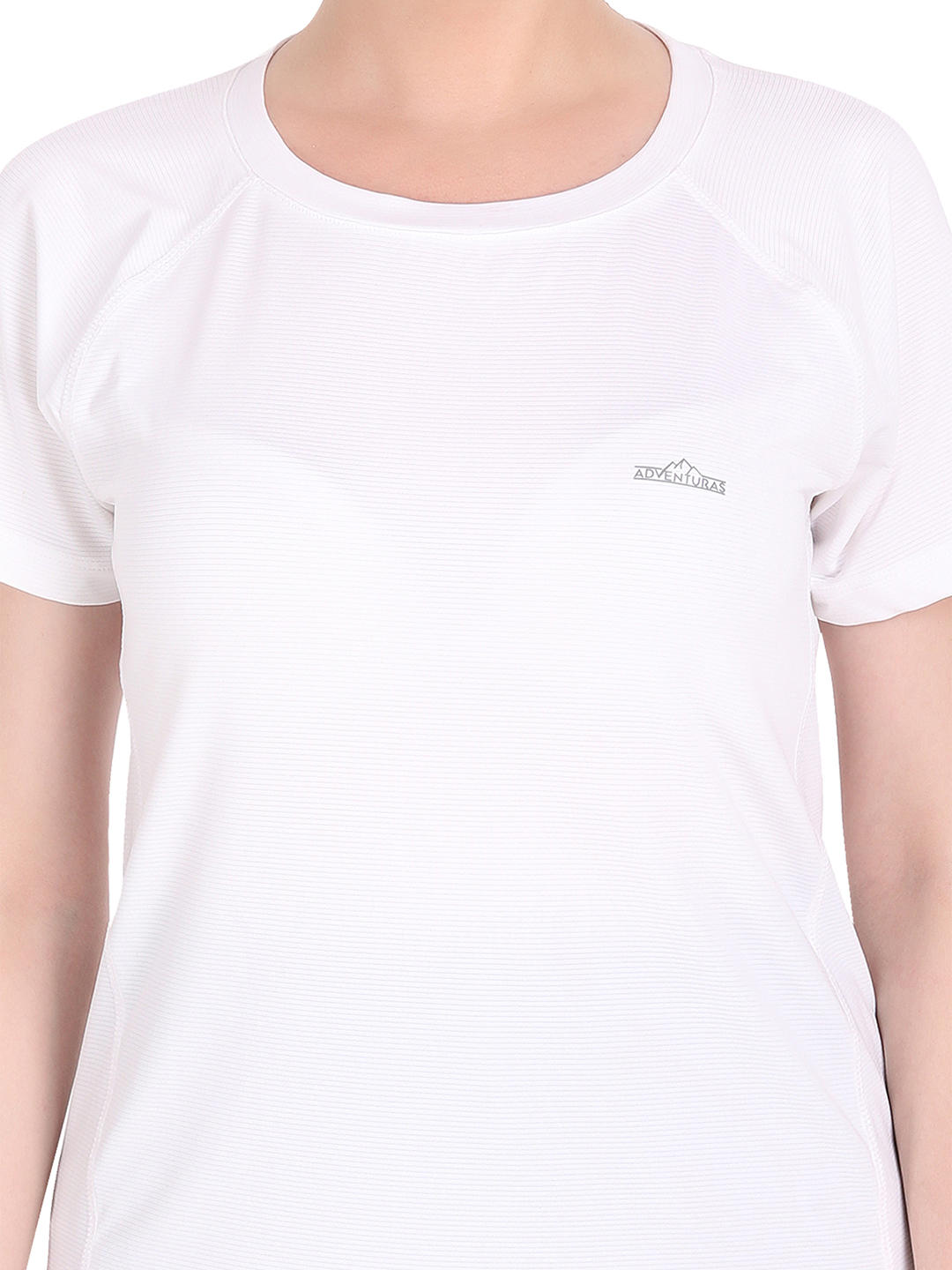 Adventuras Women White SPUR WOMEN TEE