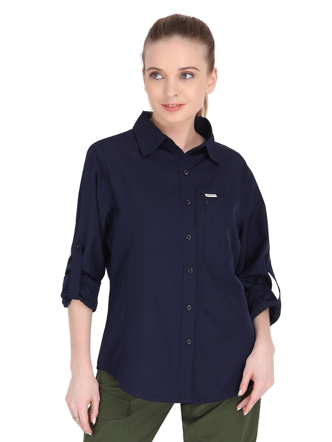 Adventuras Women Blue AERIAL SHIRT