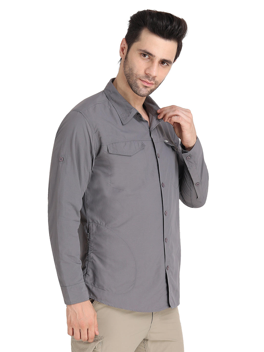 Adventuras Men Grey RUPIN SHIRT