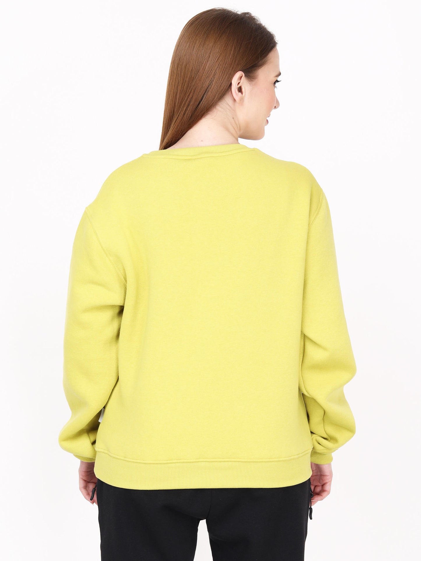 Adventuras Women YELLOW SPUR CREW SWEATSHIRT