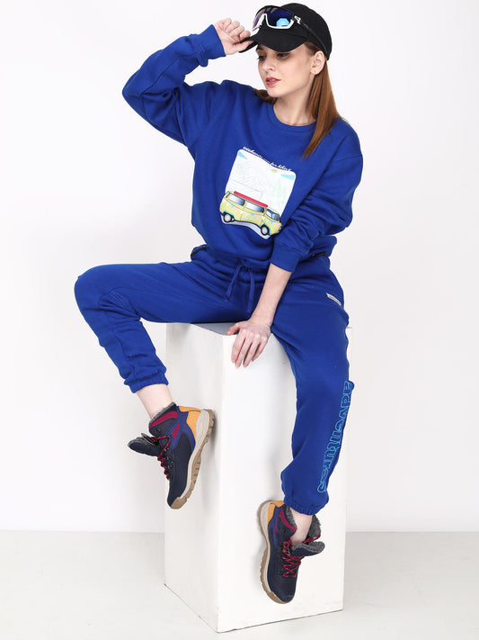 Adventuras Women BLUE SPUR CREW SWEATSHIRT