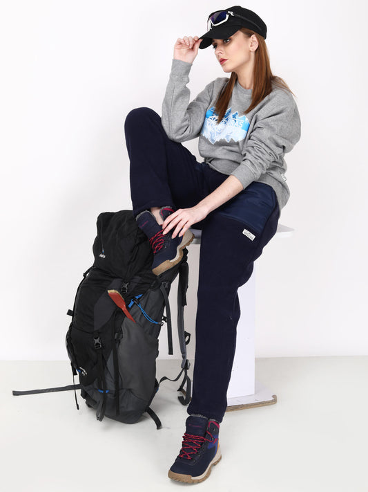 Adventuras Women GREY SPUR CREW SWEATSHIRT