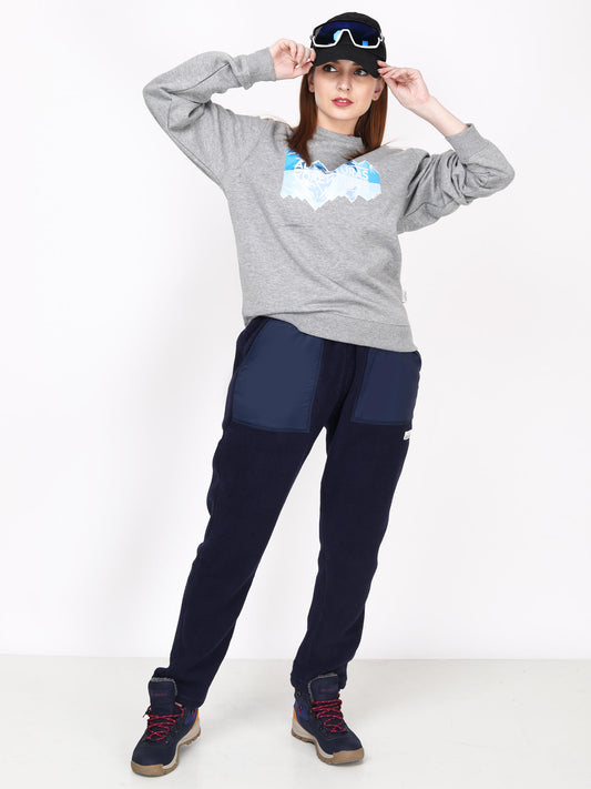 Adventuras Women GREY SPUR CREW SWEATSHIRT