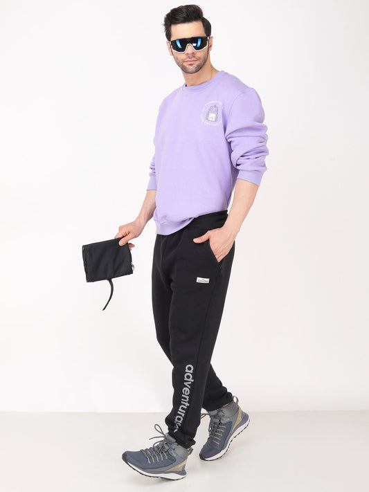 Adventuras Men PURPLE LIGHTENING SWEATSHIRT