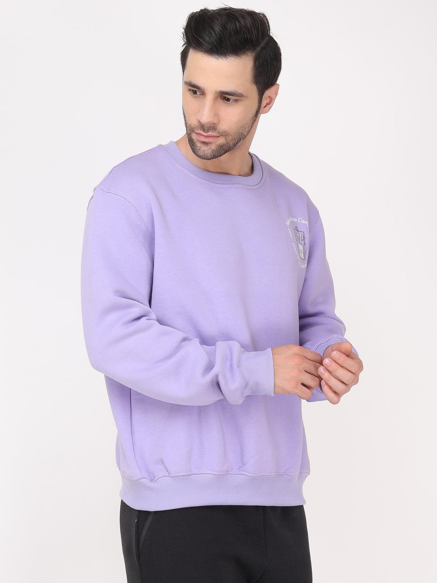 Adventuras Men PURPLE LIGHTENING SWEATSHIRT