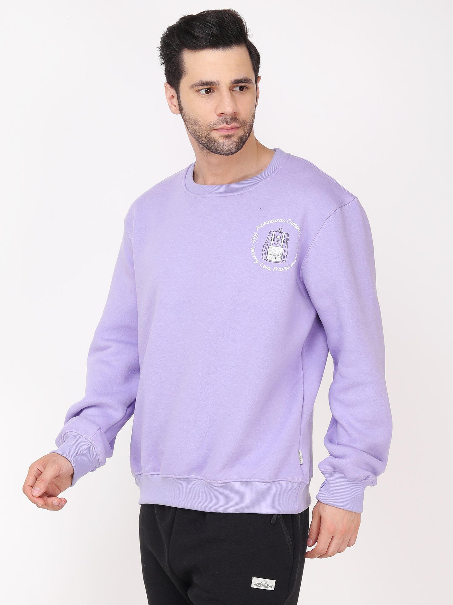 Adventuras Men PURPLE LIGHTENING SWEATSHIRT