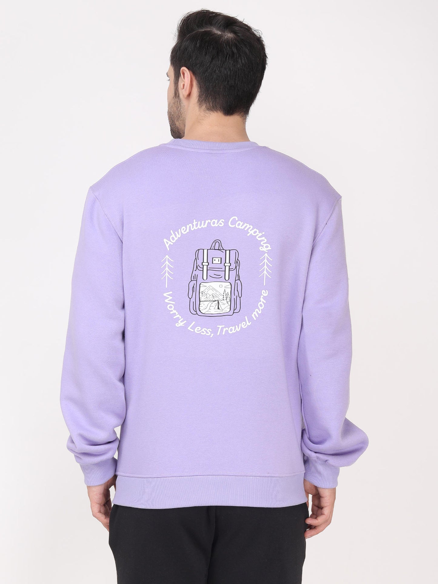 Adventuras Men PURPLE LIGHTENING SWEATSHIRT