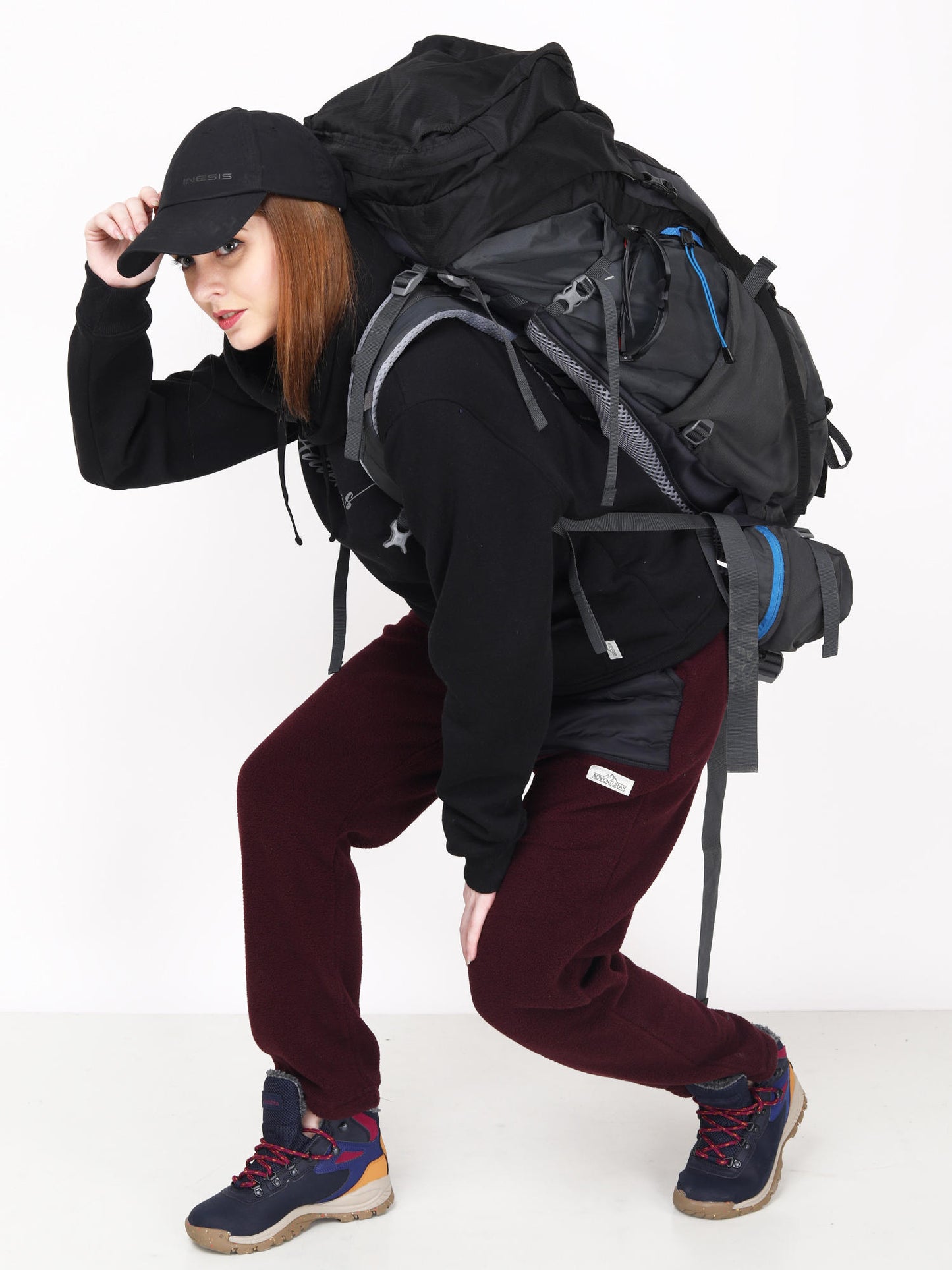 Adventuras Women BLACK LIGHTENING HOODED SWEATSHIRT