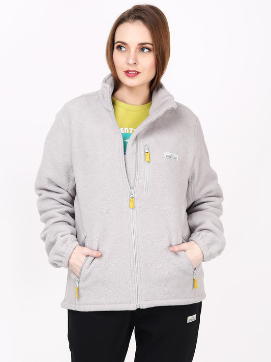 Adventuras Women GREY MASSIF FLEECE JACKET