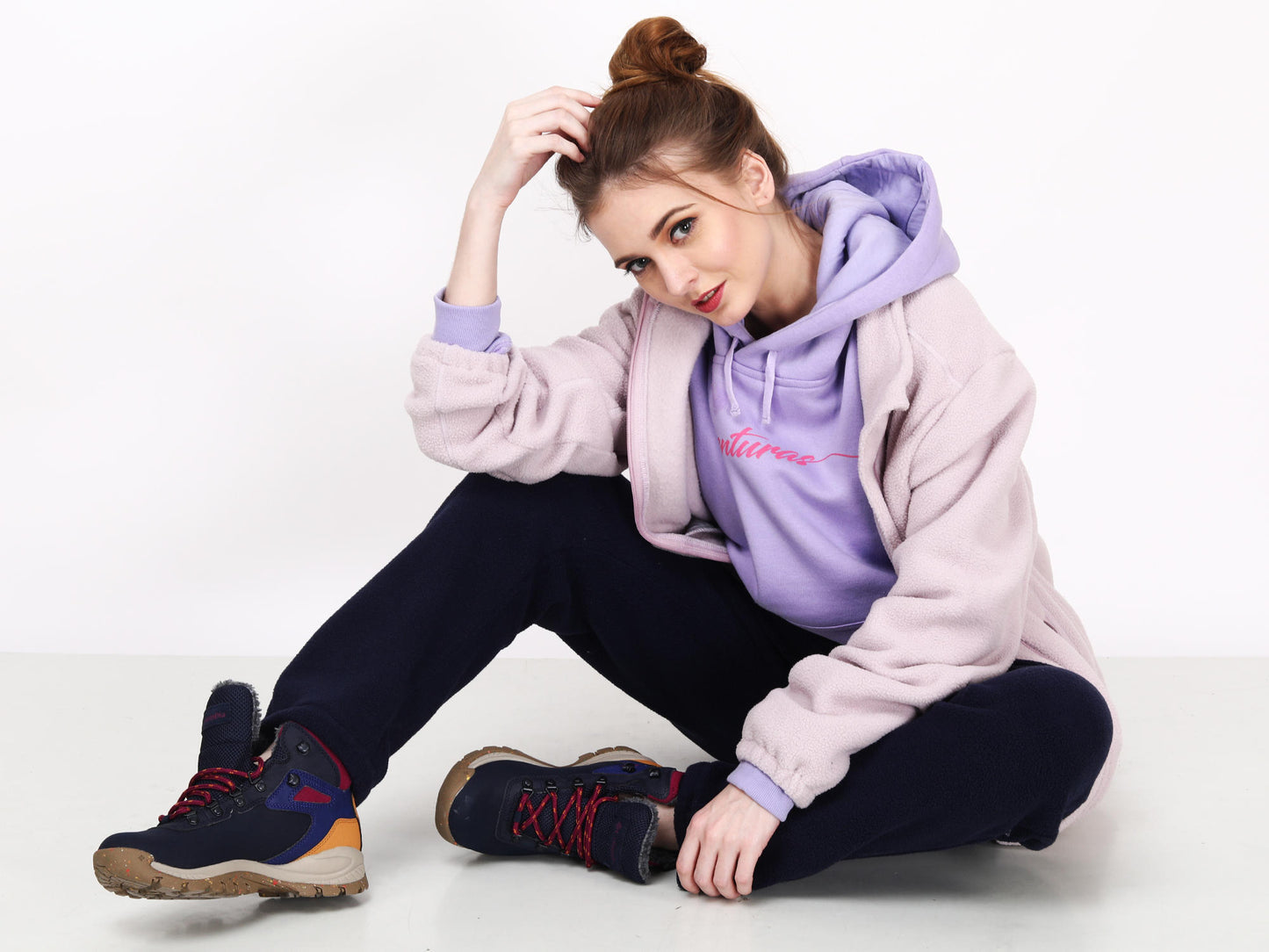 Adventuras Women PINK MASSIF FLEECE JACKET