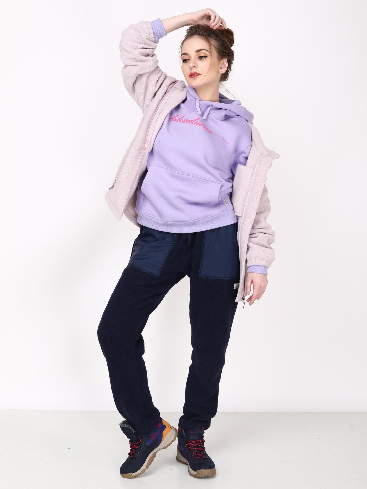 Adventuras Women PINK MASSIF FLEECE JACKET