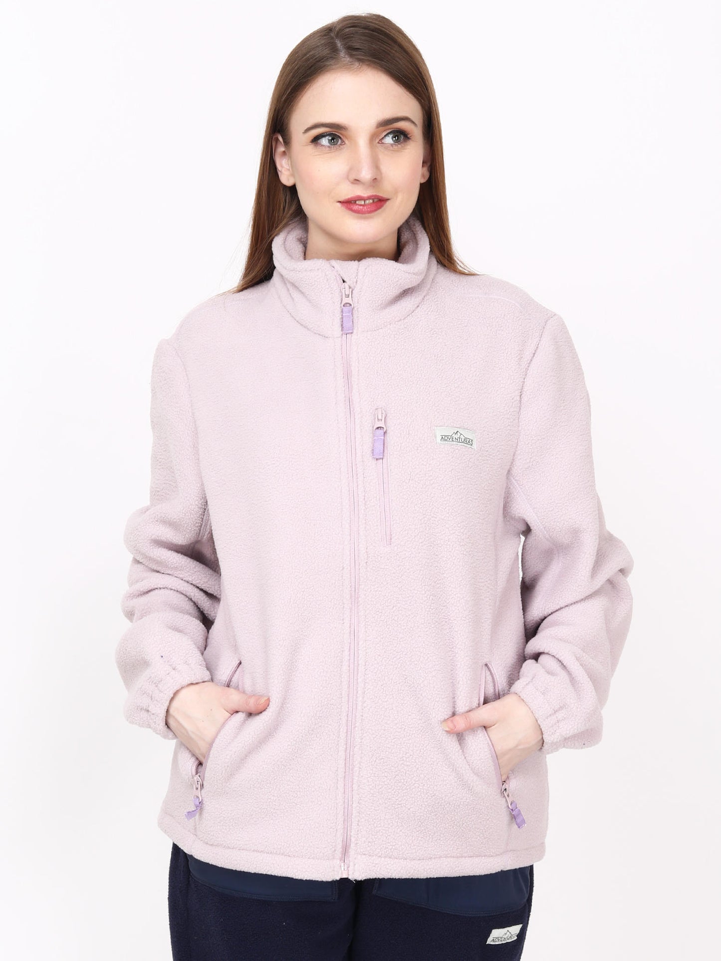 Adventuras Women PINK MASSIF FLEECE JACKET