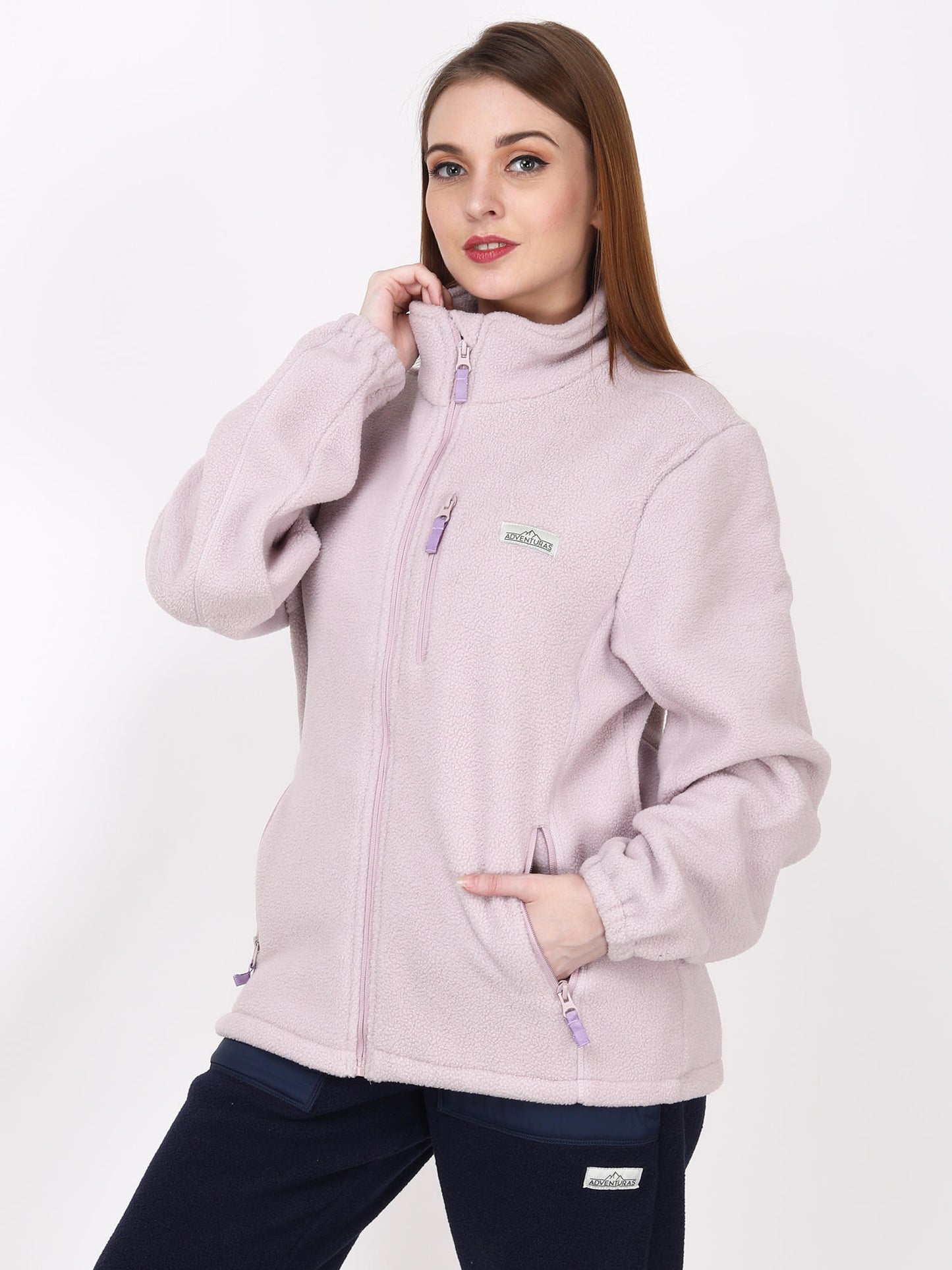 Adventuras Women PINK MASSIF FLEECE JACKET