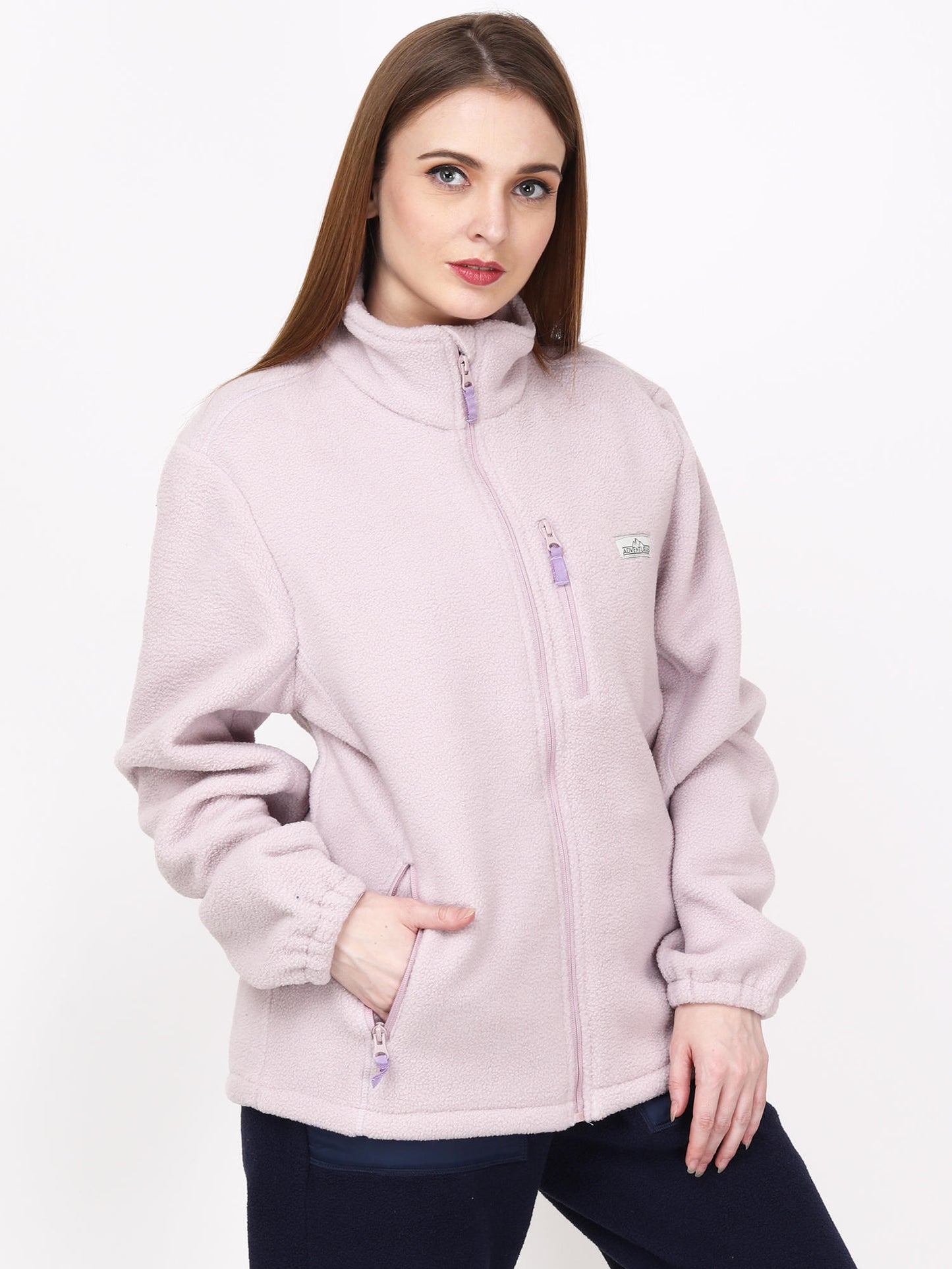 Adventuras Women PINK MASSIF FLEECE JACKET