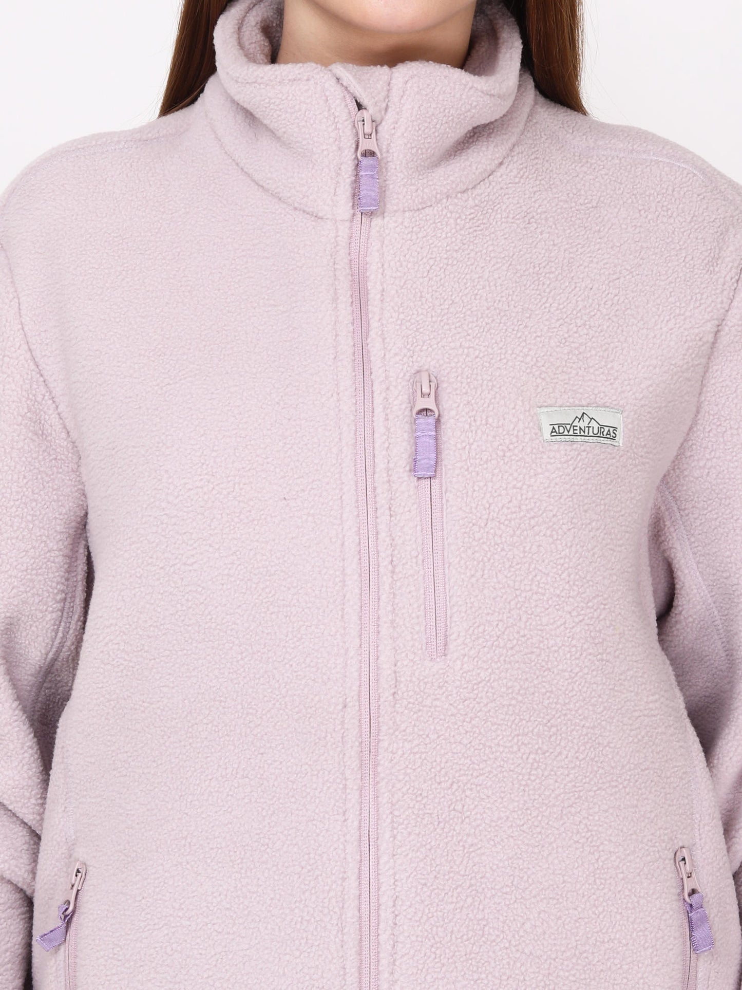 Adventuras Women PINK MASSIF FLEECE JACKET