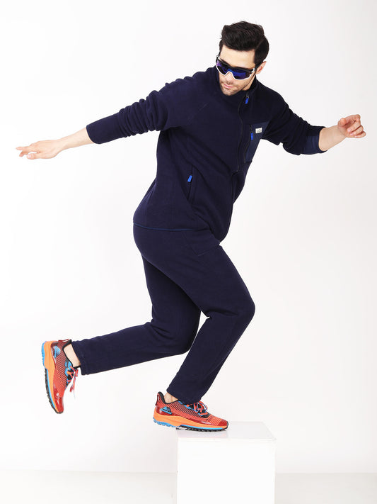 Adventuras Men BLUE SPUR FLEECE JACKET