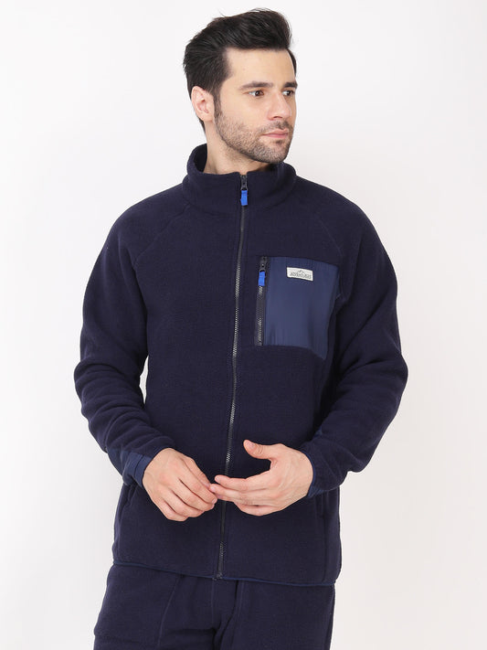 Adventuras Men BLUE SPUR FLEECE JACKET
