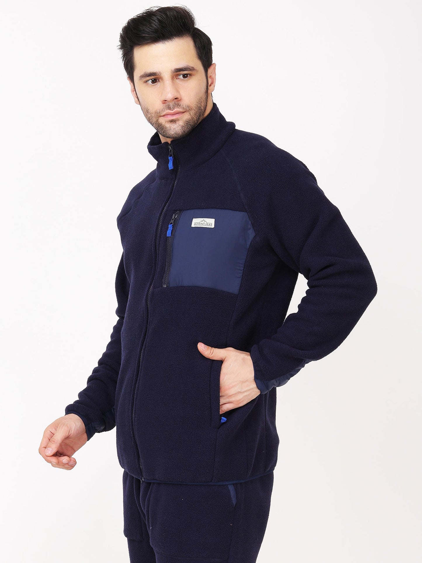 Adventuras Men BLUE SPUR FLEECE JACKET