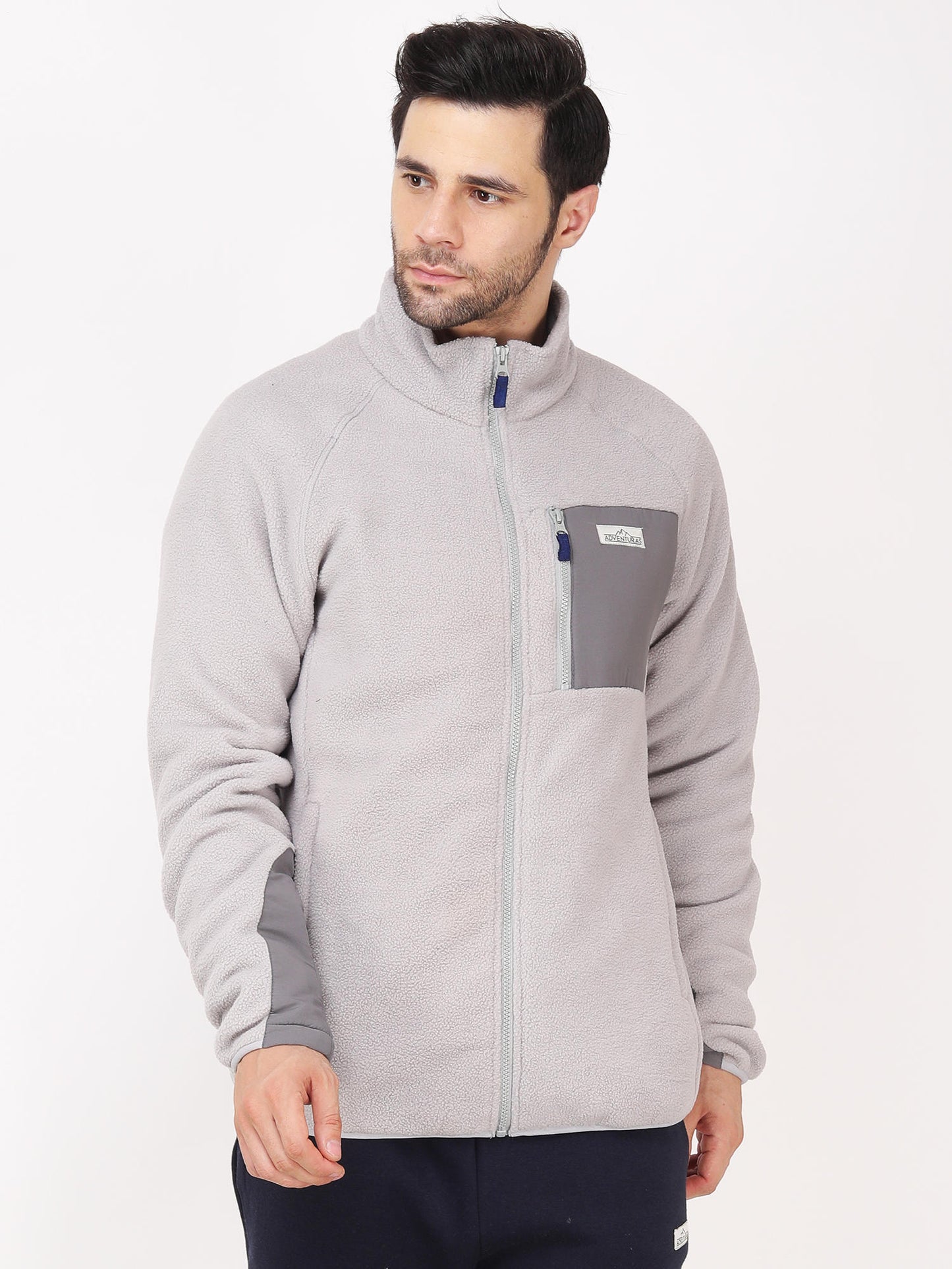 Adventuras Men GREY SPUR FLEECE JACKET