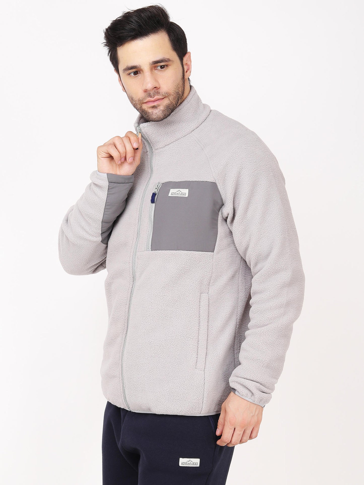 Adventuras Men GREY SPUR FLEECE JACKET
