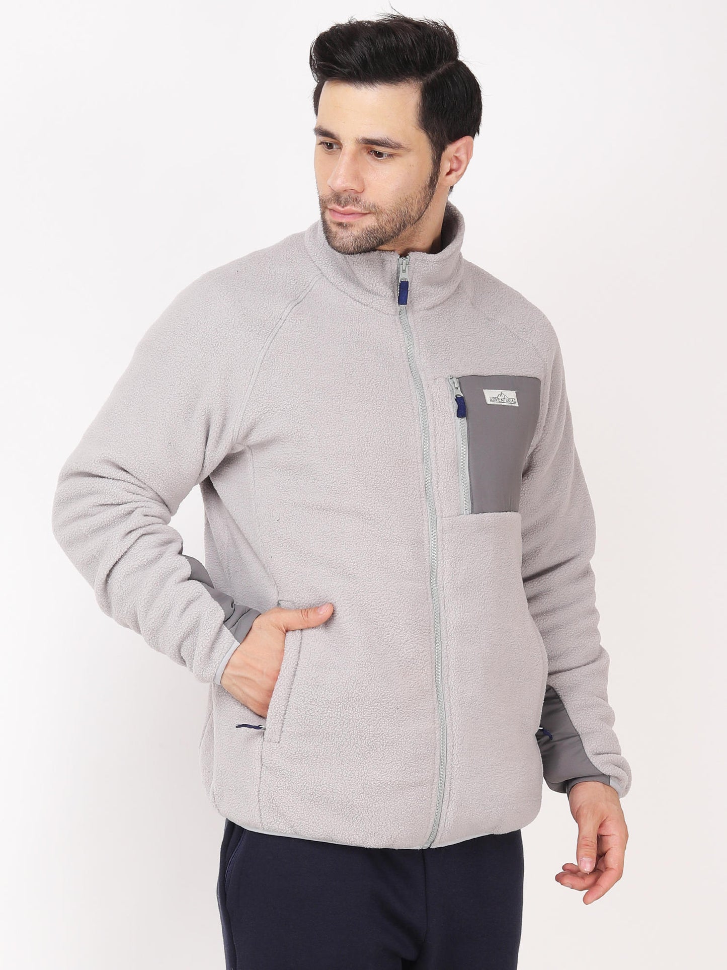 Adventuras Men GREY SPUR FLEECE JACKET
