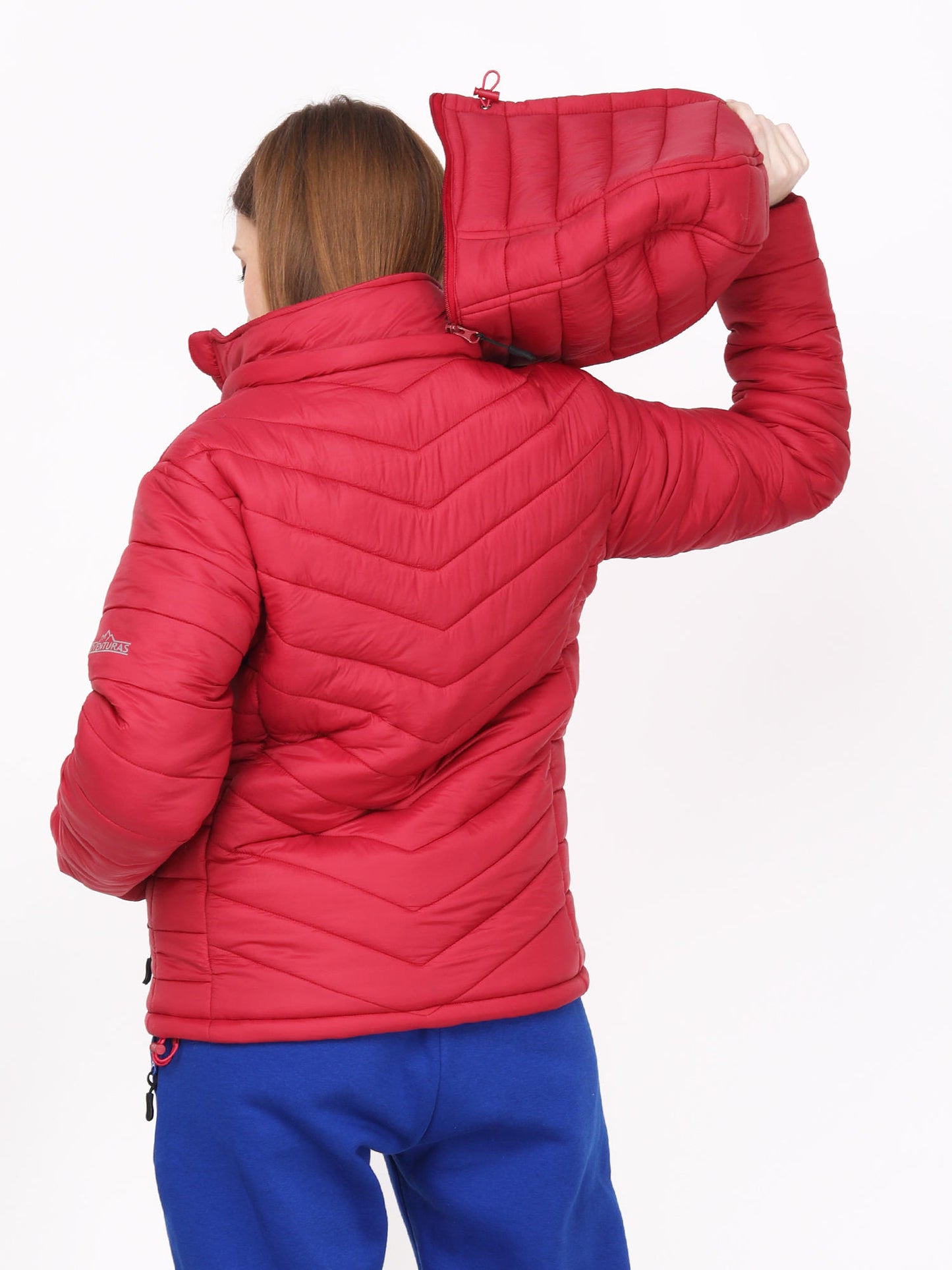 Adventuras Women PURPLE HOODED CAMPING JACKET