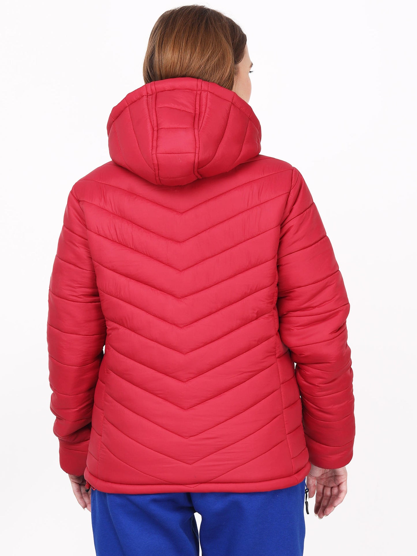 Adventuras Women PURPLE HOODED CAMPING JACKET