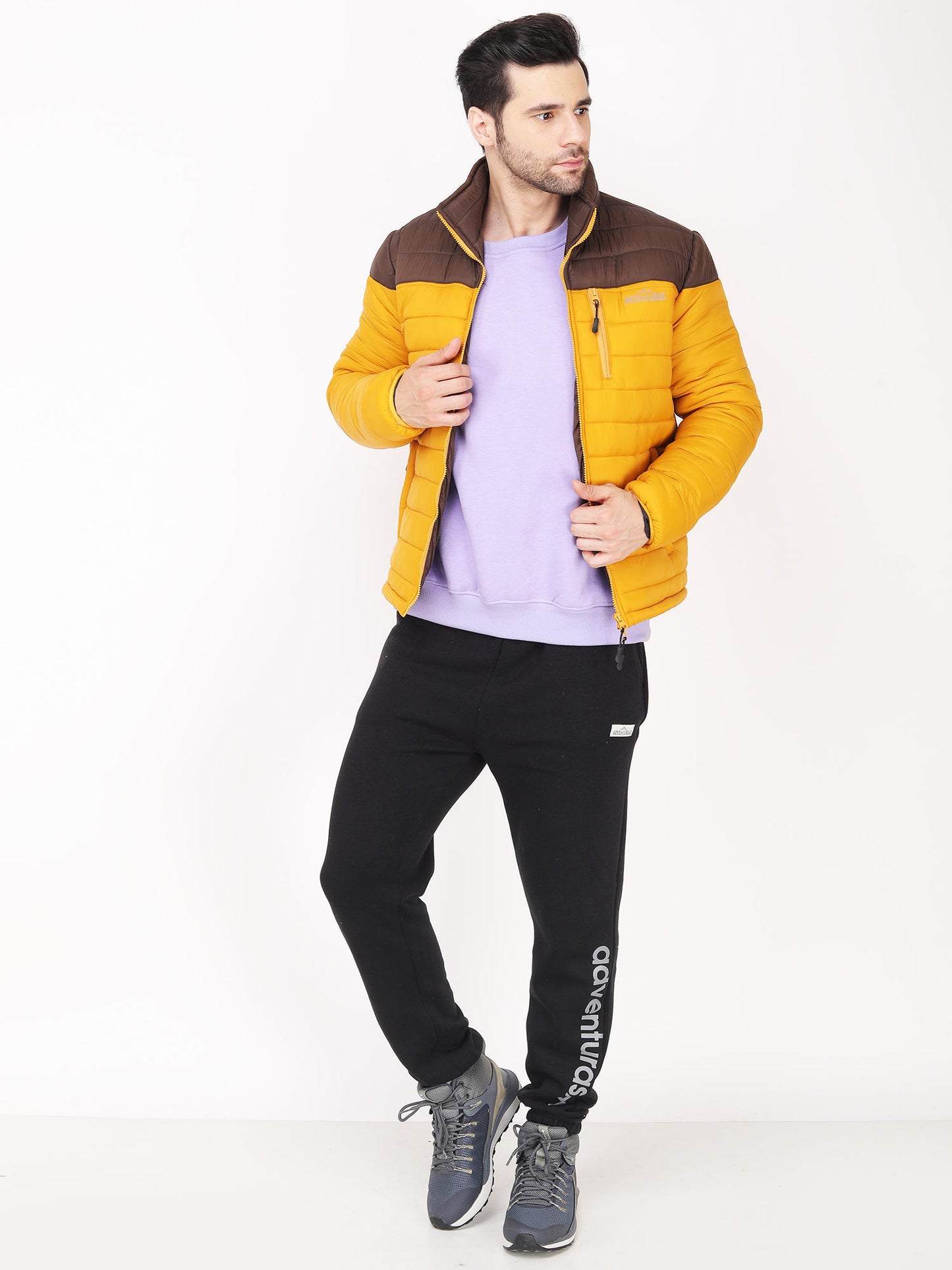 Adventuras Men YELLOW CAMPING JACKET