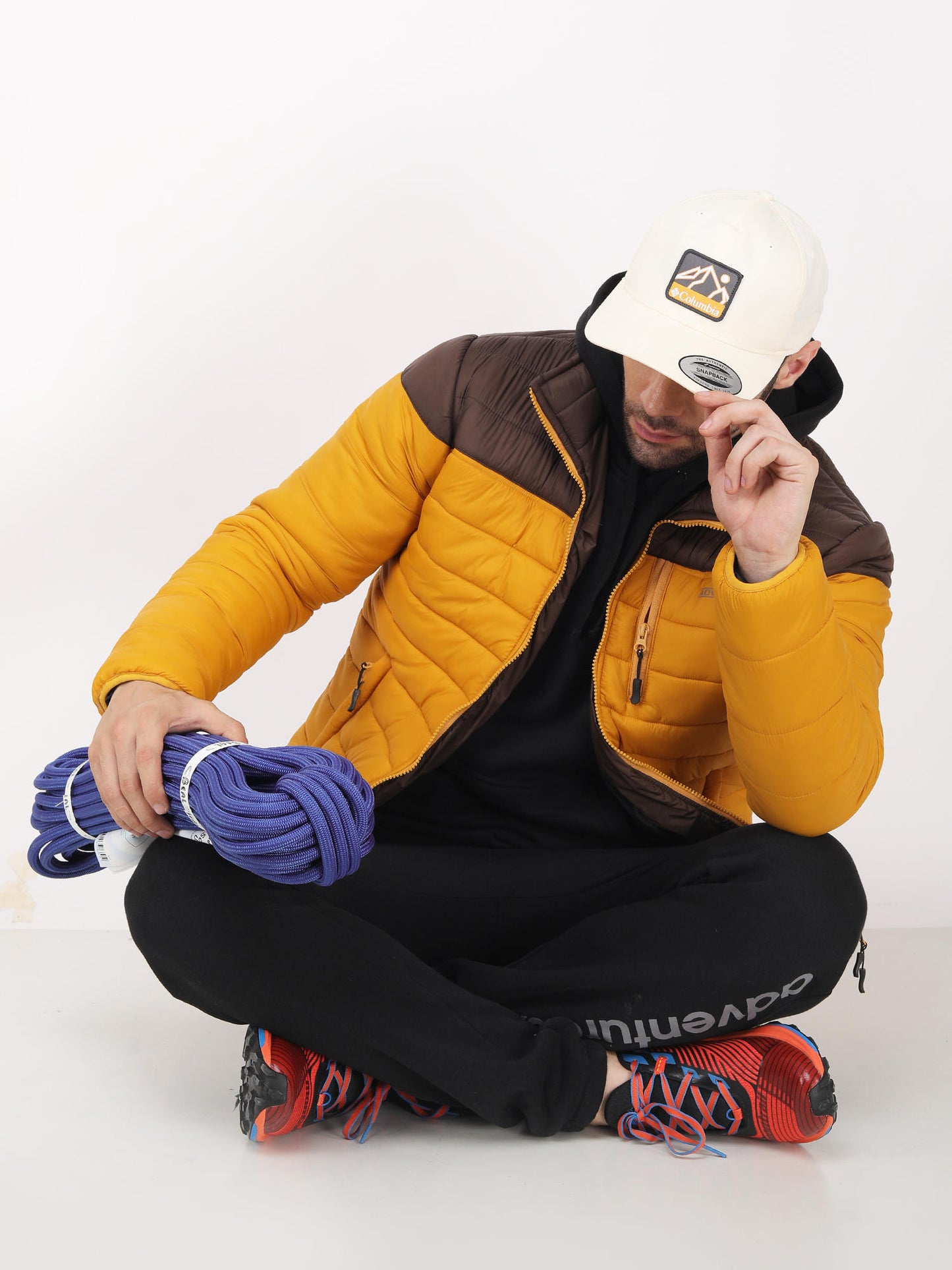 Adventuras Men YELLOW CAMPING JACKET