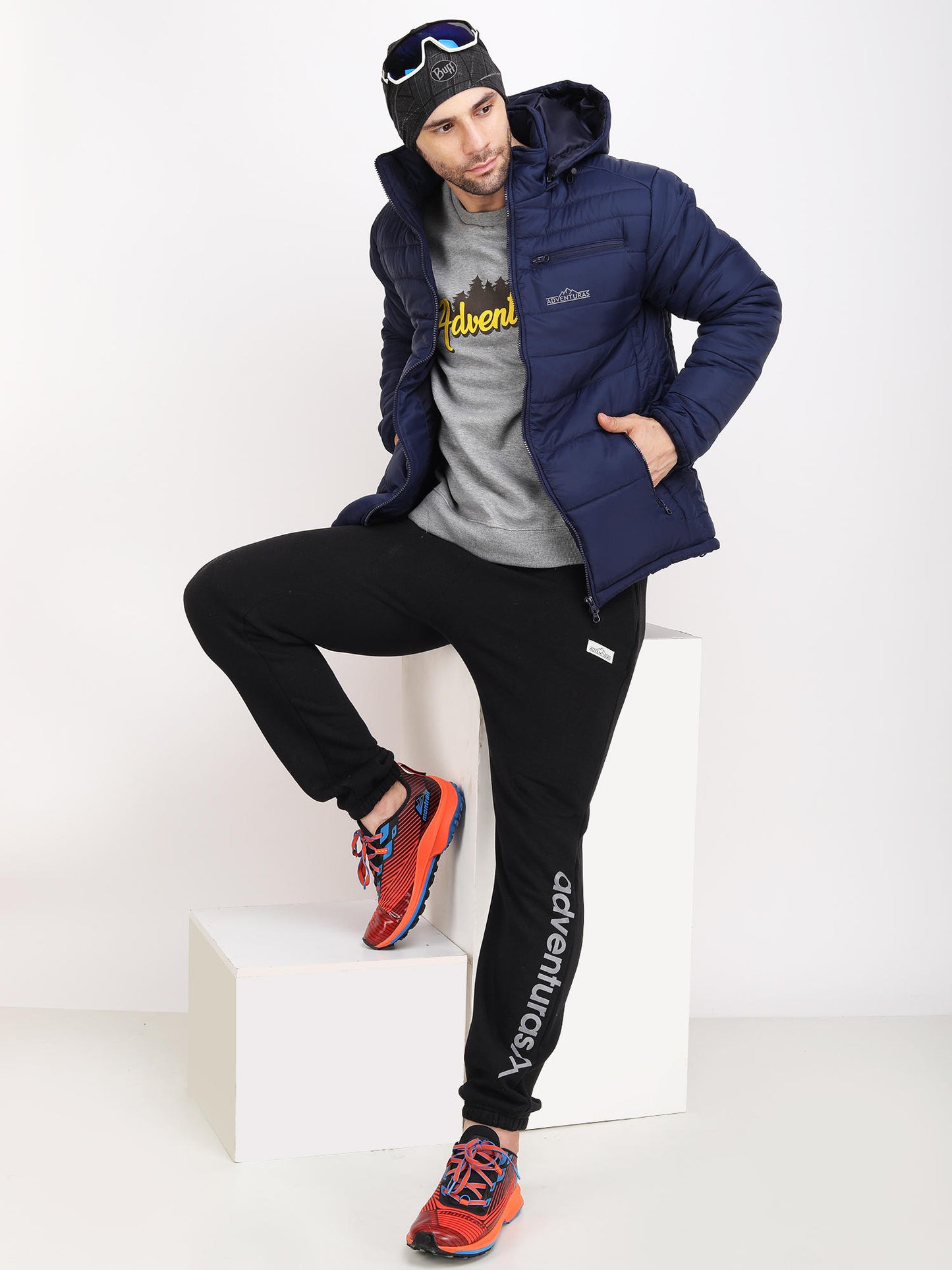 Adventuras Men Blue SNOWLINE JACKET