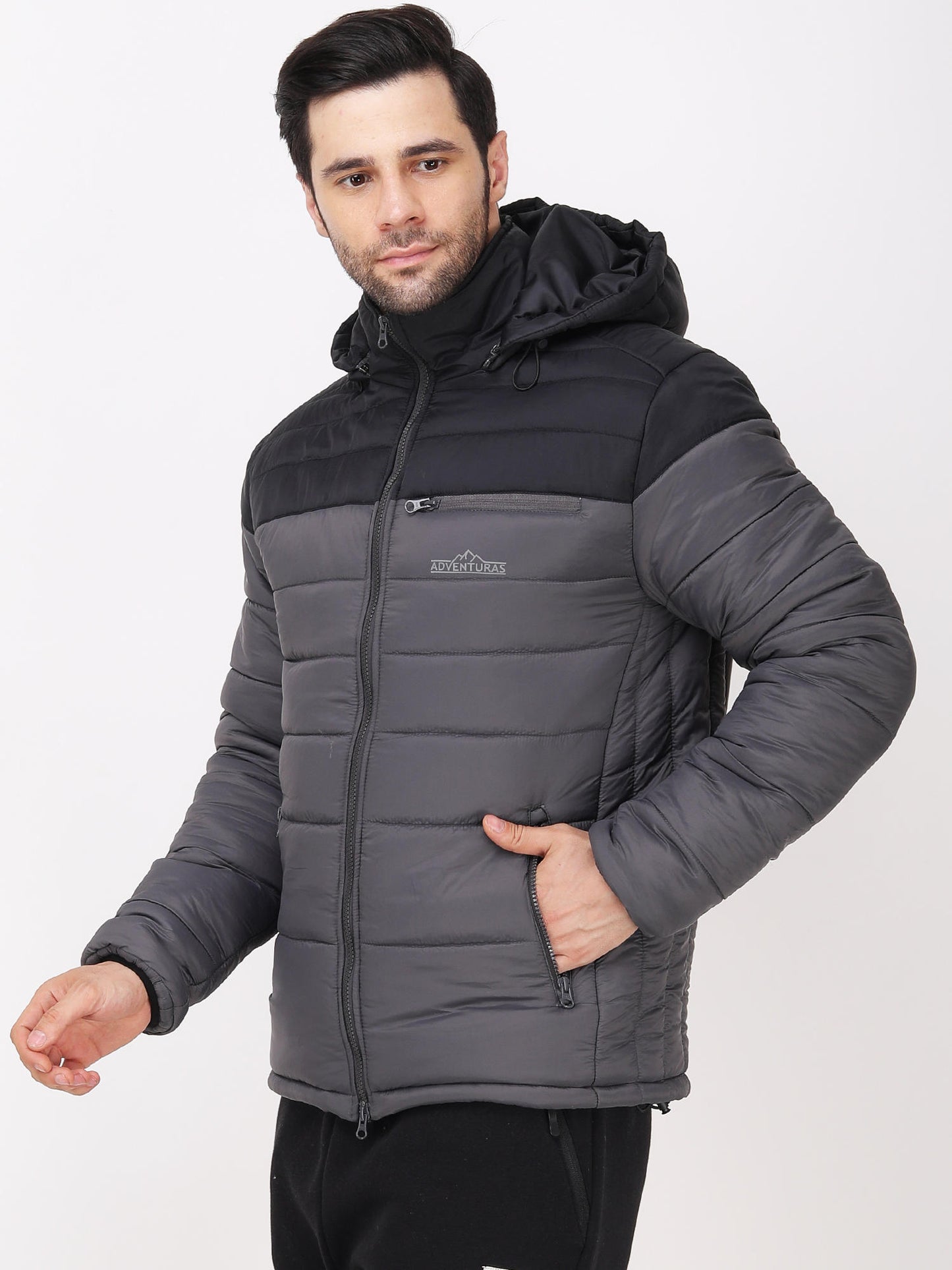 Adventuras Men Grey SNOWLINE JACKET