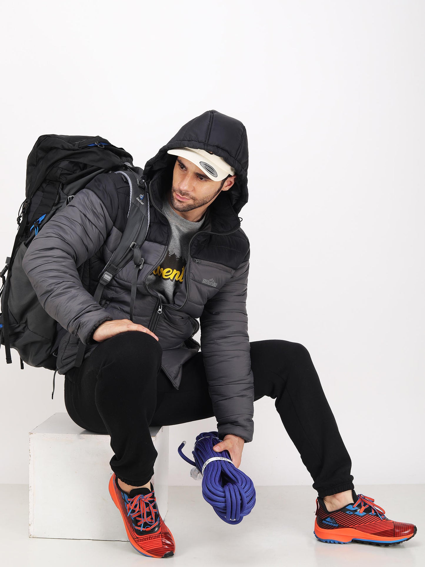 Adventuras Men Grey SNOWLINE JACKET