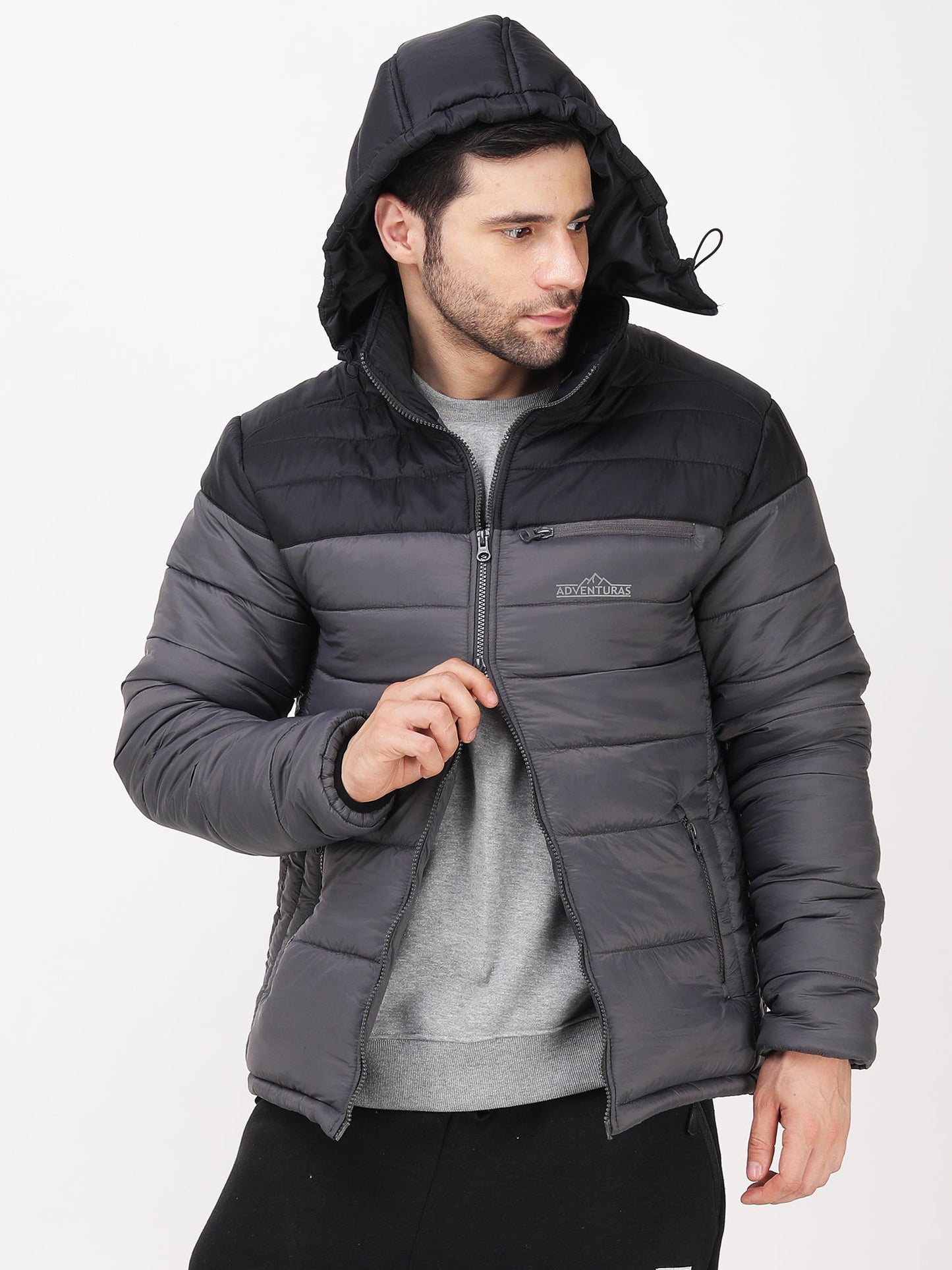 Adventuras Men Grey SNOWLINE JACKET