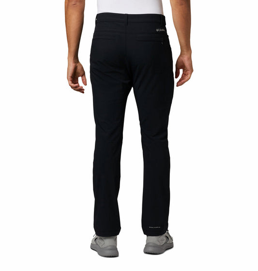 Columbia Men Black Outdoor Elements Stretch Pant (Sun Protection)