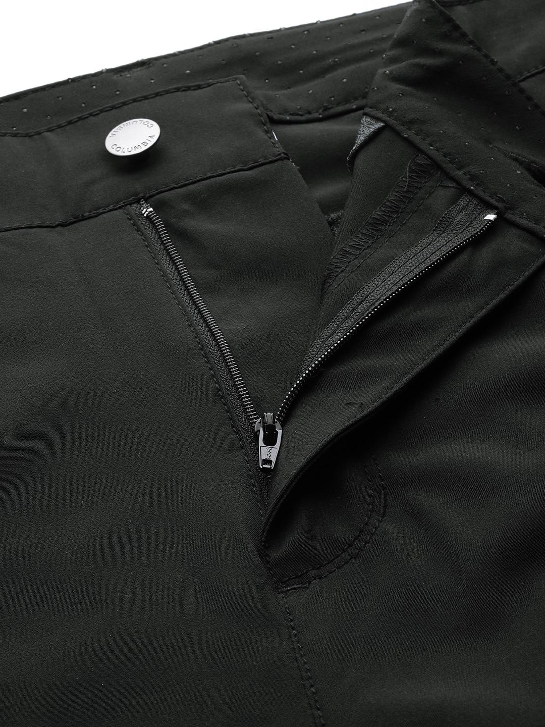 Columbia Men Black Outdoor Elements Stretch Pant (Sun Protection)