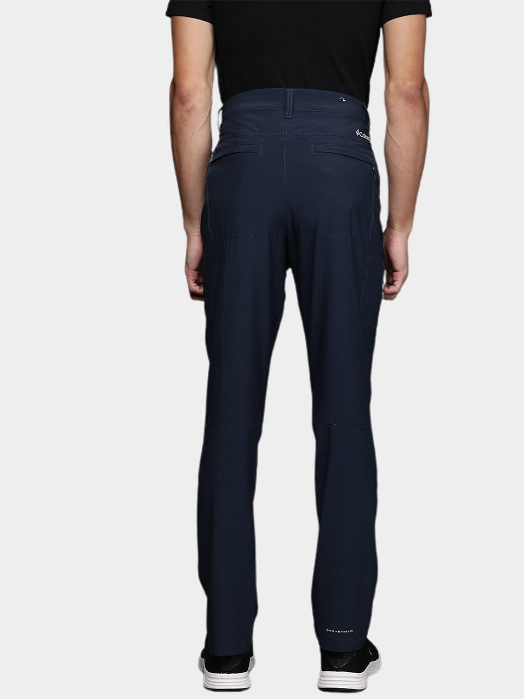 Columbia Men Navy Blue Outdoor Elements Stretch Pant (Sun Protection)