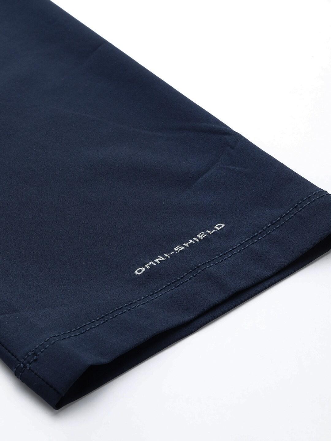 Columbia Men Navy Blue Outdoor Elements Stretch Pant (Sun Protection)