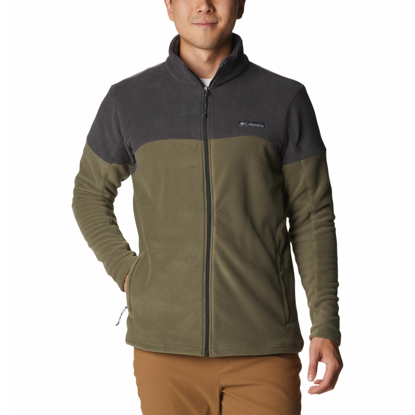 Columbia Men Green Basin Trail III Full Zip