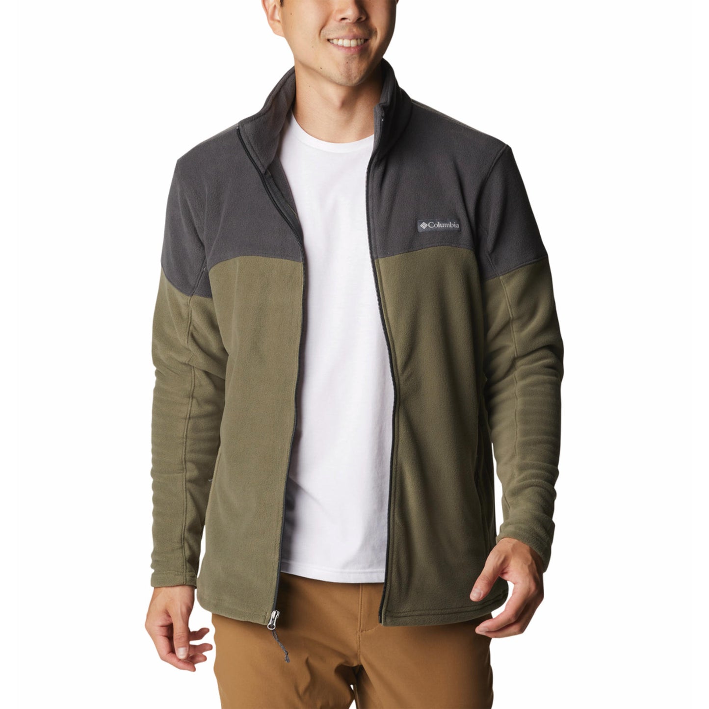 Columbia Men Green Basin Trail III Full Zip