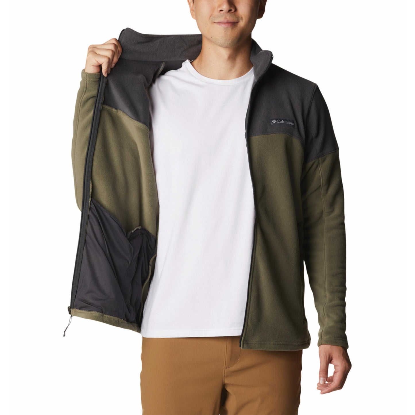 Columbia Men Green Basin Trail III Full Zip
