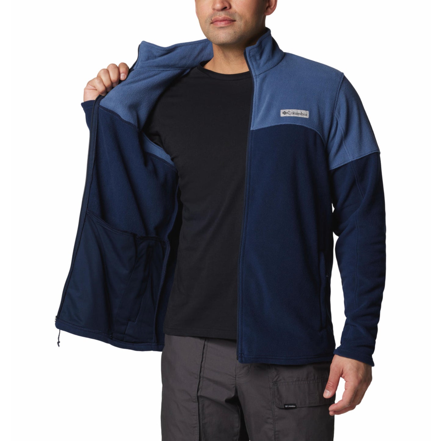 Columbia Men Blue Basin Trail III Full Zip