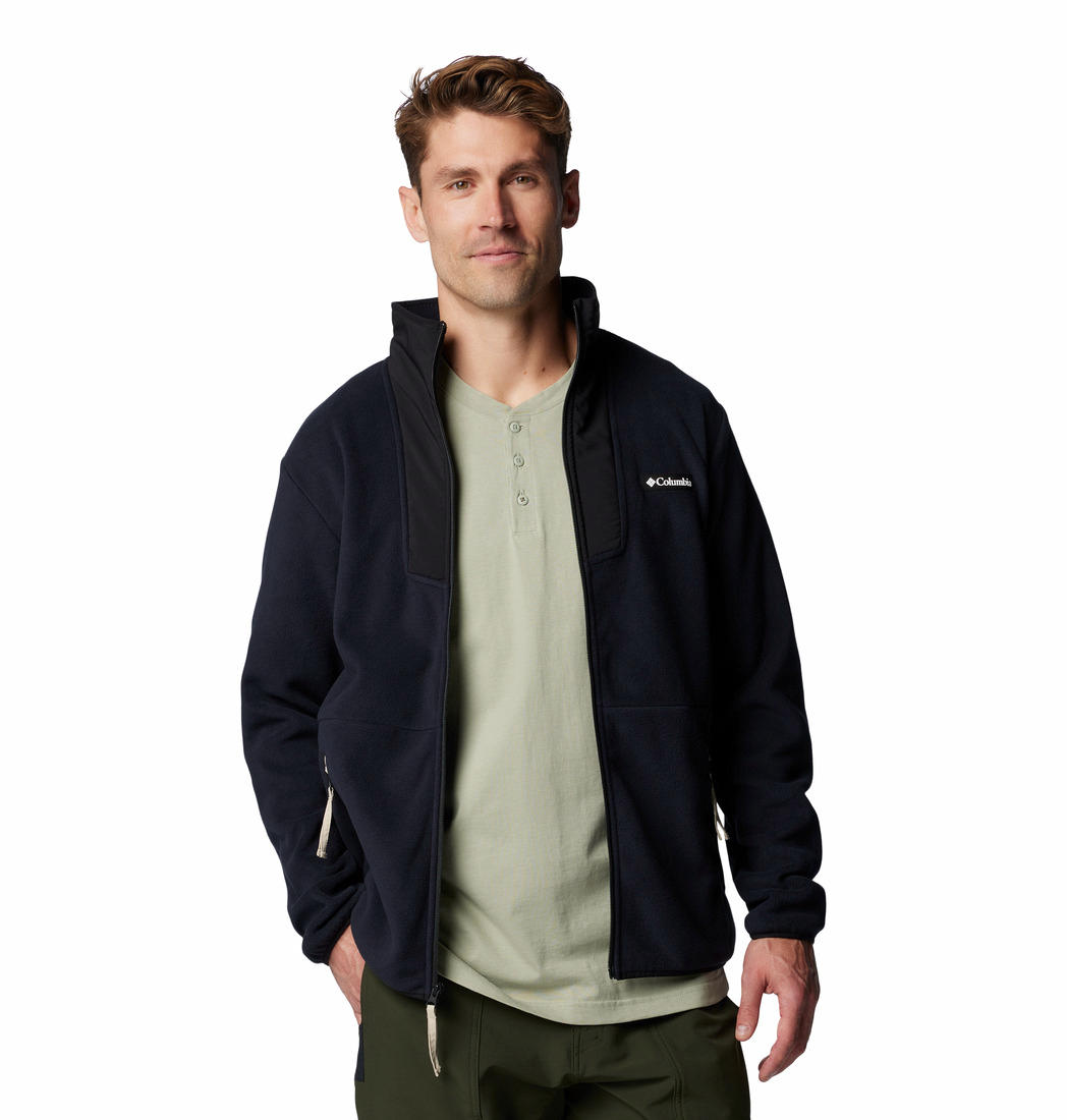 Columbia Men Black Sequoia Grove Full Zip Fleece