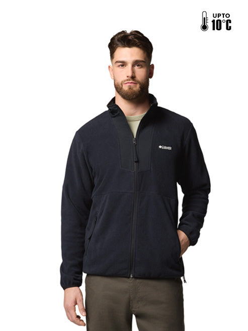 Columbia Men Black Sequoia Grove Fleece Jacket